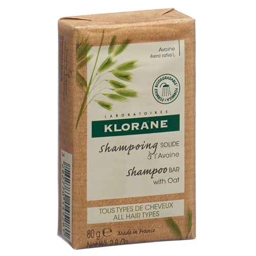KLORANE Shampoo-Bar Hafer Bio 80 g