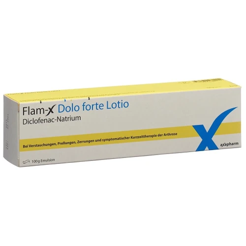 FLAM-X Dolo forte Lotio Emulsion 100 g
