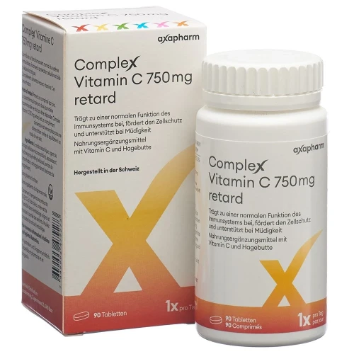 COMPLEX Vitamin C retard Tabletten 750 mg 90 Stk