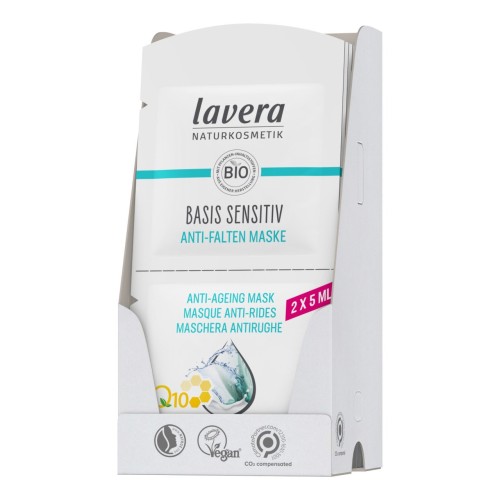 LAVERA Anti-Falten Maske Q10 basis sens 2 x 5 ml