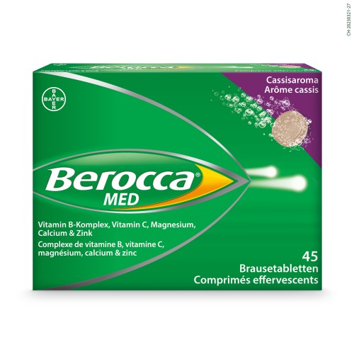 BEROCCA MED Brausetabl Cassisaroma 45 Stk