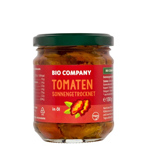 BIO COMPANY Getrocknete Tomaten in Öl 190 g