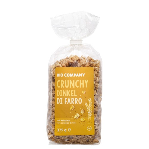 BIO COMPANY Crunchy Dinkel mit Reisssirup 375 g