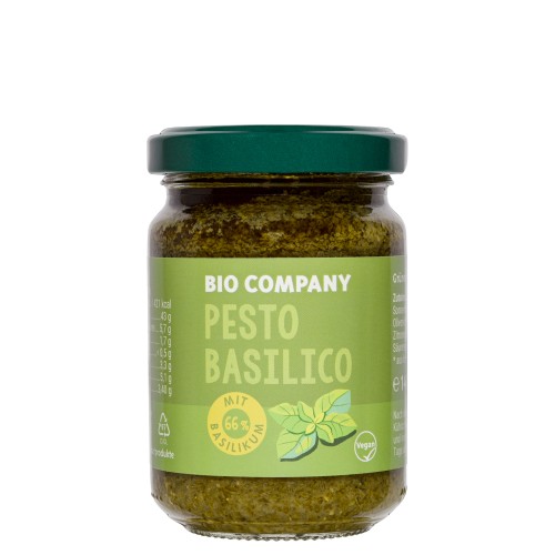 BIO COMPANY Pesto Basilico Glas 140 g