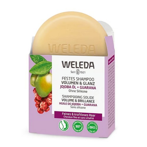 WELEDA Festes Shampoo Volumen & Glanz 50 g