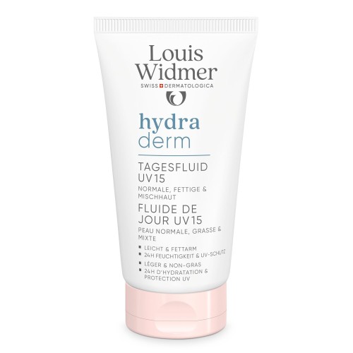 LOUIS WIDMER Hydraderm Tagesfluid UV15 parfümiert 50 ml