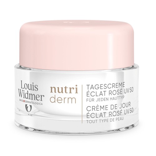 LOUIS WIDMER Nutriderm Tagescreme UV50 éclat rose parfümiert 50 ml