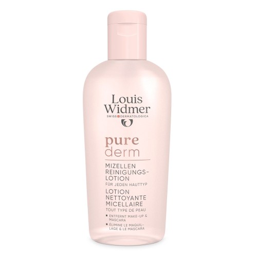 LOUIS WIDMER Purederm Mizellen Reinigungslotion ohne Parfüm 200 ml
