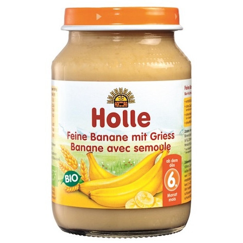 HOLLE Feine Banane mit Griess Bio 190 g