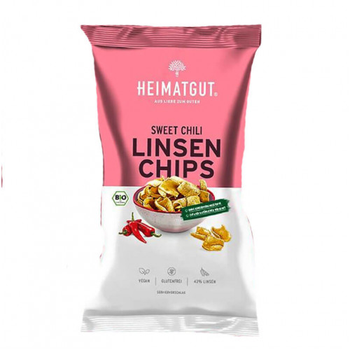 HEIMATGUT Linsen Chips Sweet Chili Bio 75 g
