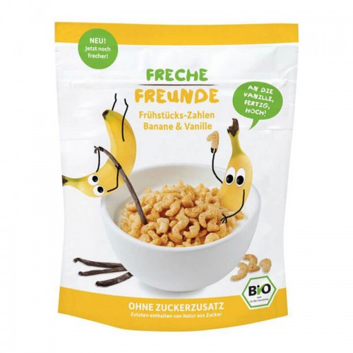 FRECHE FREUNDE Frühstücks-Zahlen Bananen & Vanille 125 g