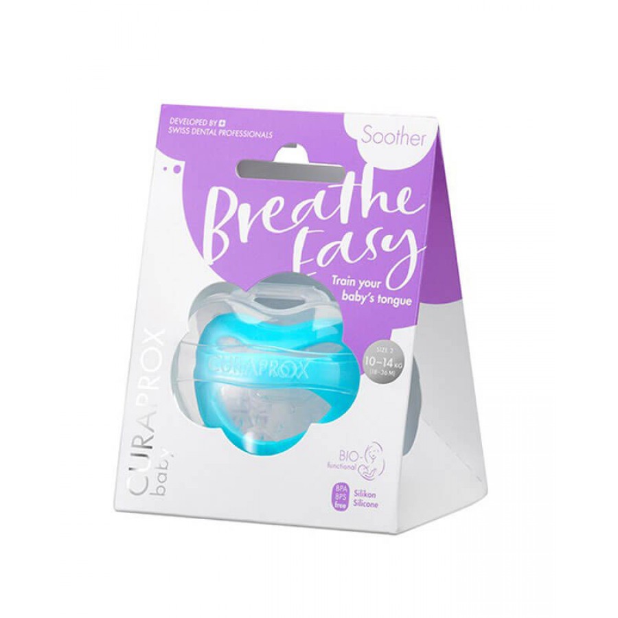 CURAPROX baby Schnuller Gr2 hellblau single