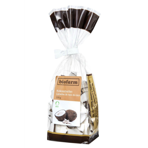 BIOFARM Kokosstreifen Knospe Btl 100 g