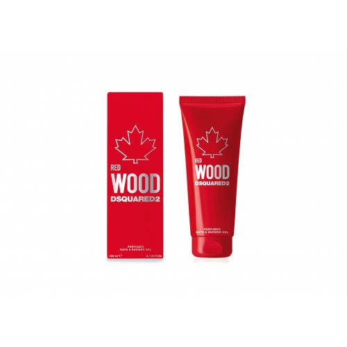 DSQUARED² WOOD RED WOMAN Perfumed Bath & Shower Gel 200 ml