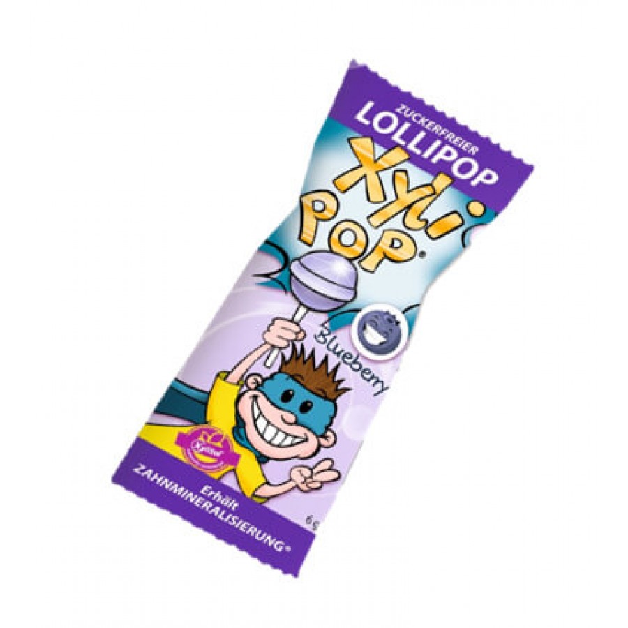 MIRADENT Xylipop Lollipop Blaubeere MIRADENT Xylipop Lollipop Blaubeere