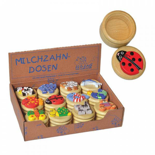 HERBORISTERIA Milchzahndose aus Holz