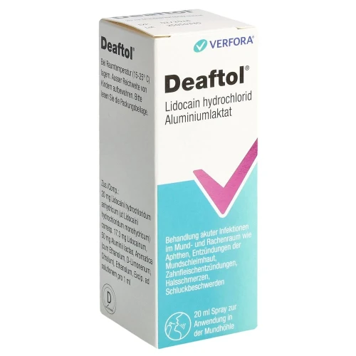 DEAFTOL Mundspray m Lidocain 20 ml