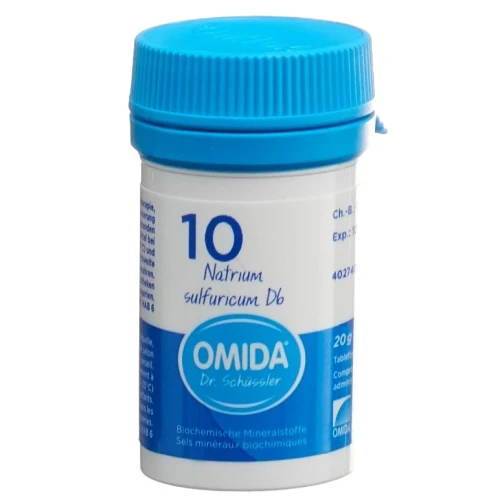 OMIDA SCHÜSSLER Nr10 Nat sulf Tabl D 6 Ds 20 g
