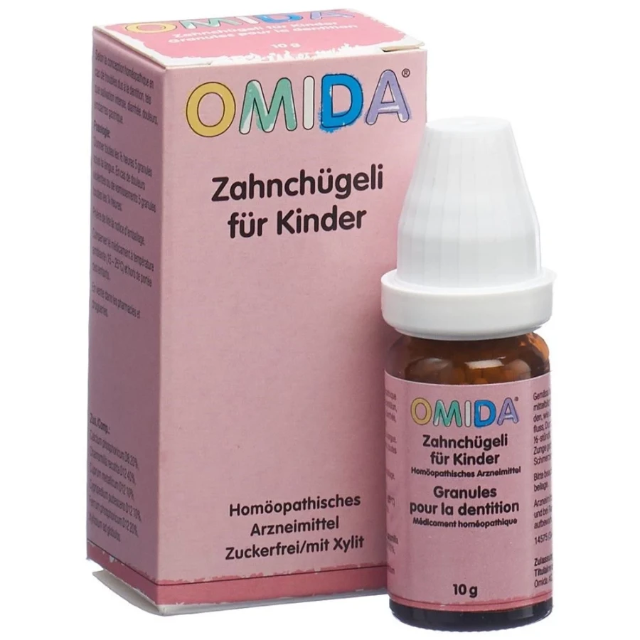 OMIDA Zahnchügeli für Kinder o Zucker Fl 10 g OMIDA Zahnchügeli für Kinder o Zucker Fl 10 g