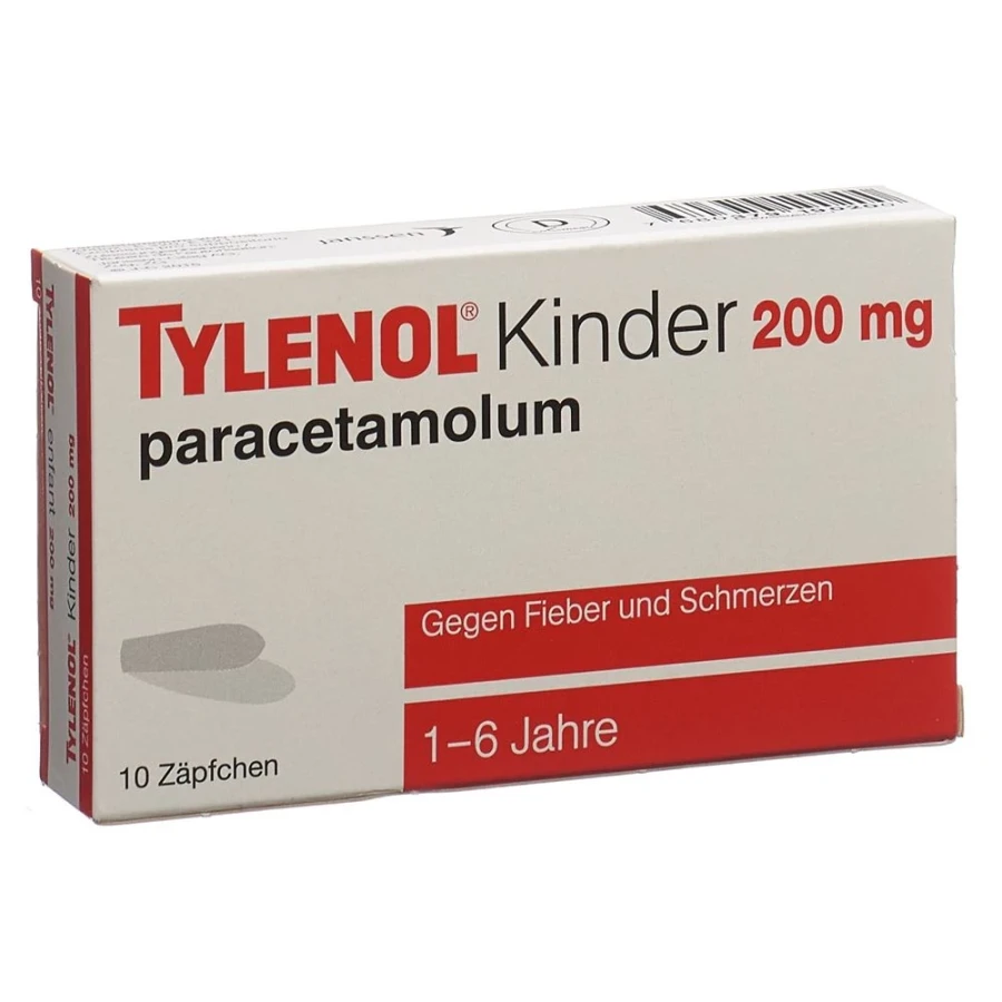 TYLENOL Kinder Supp 200 mg 10 Stk