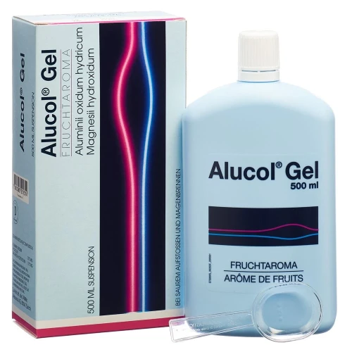 ALUCOL Gel Susp Frucht Fl 500 ml