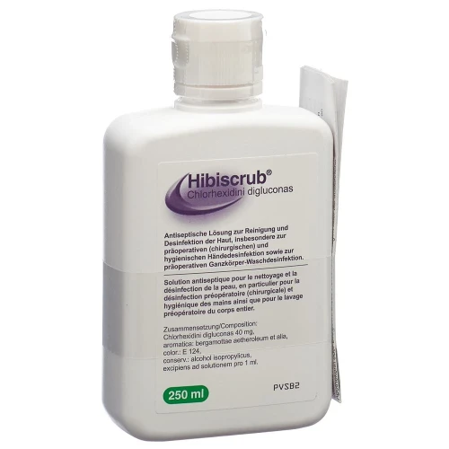 HIBISCRUB Lös 4 % Fl 250 ml