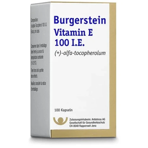 BURGERSTEIN Vitamin E Weichkaps 100 IE Ds 100 Stk