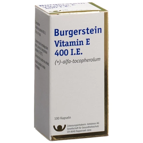 BURGERSTEIN Vitamin E Weichkaps 400 IE Ds 100 Stk