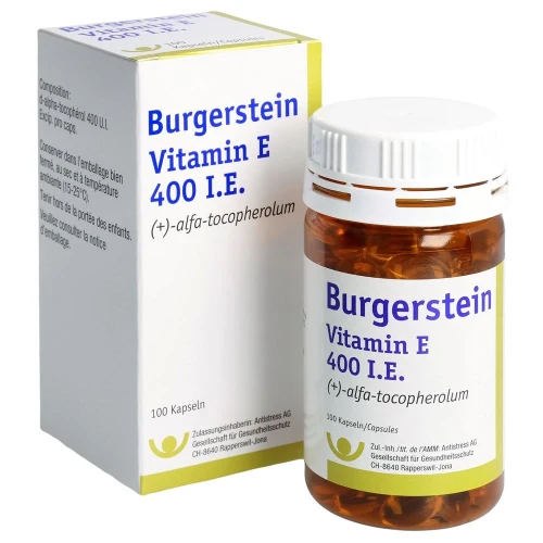 BURGERSTEIN Vitamin E Weichkaps 400 IE Ds 100 Stk