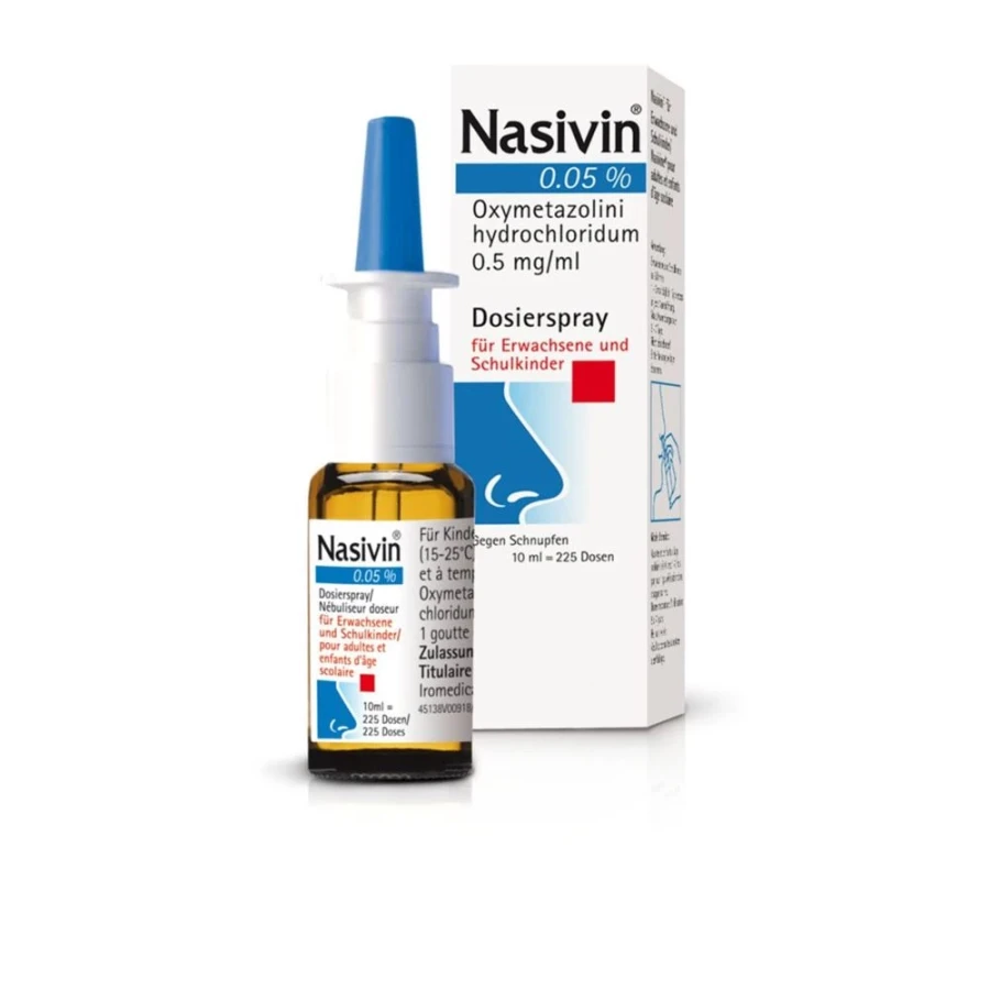 NASIVIN Dosierspray 0.05 % Fl 10 ml NASIVIN Dosierspray 0.05 % Fl 10 ml