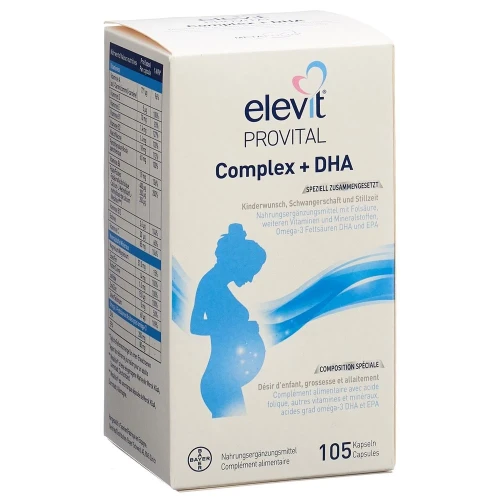 ELEVIT Provital Complex + DHA Kaps 105 Stk