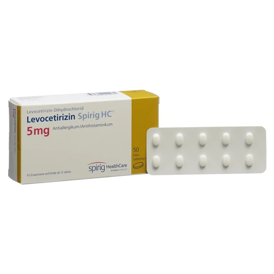 LEVOCETIRIZIN Spirig HC Filmtabl 5 mg 50 Stk LEVOCETIRIZIN Spirig HC Filmtabl 5 mg 50 Stk