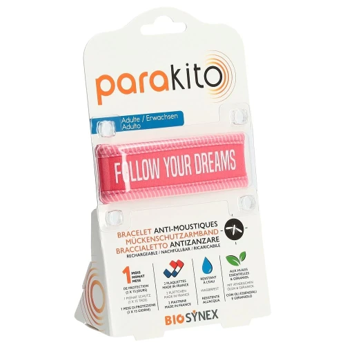 PARAKITO Armband Erwachsene Follow Dreams fuchsia