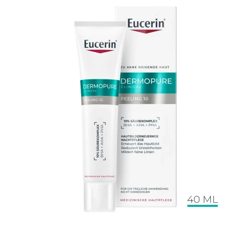 EUCERIN Dermopure Clin Peel 10 Nachtp hautbi 40 ml