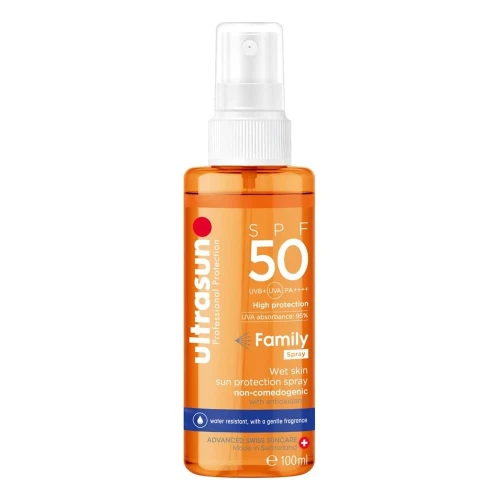 ULTRASUN Family Wet Skin SPF50 Spr 100 ml