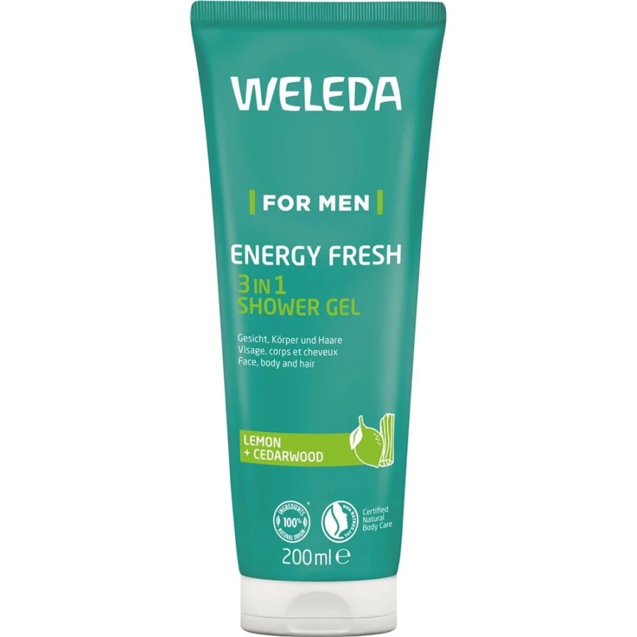 WELEDA FOR MEN ENERGY FRESH Shower Gel 3in1 200 ml WELEDA FOR MEN ENERGY FRESH Shower Gel 3in1 200 ml