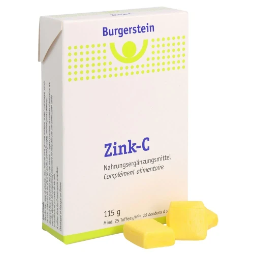 BURGERSTEIN Zink-C Toffees 115 g