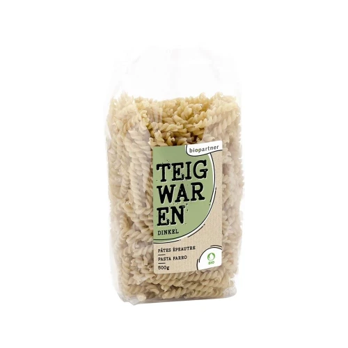 BIO PARTNER Spiralen Dinkel Btl 500 g