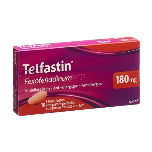 TELFASTIN Filmtabl 180 mg 10 Stk