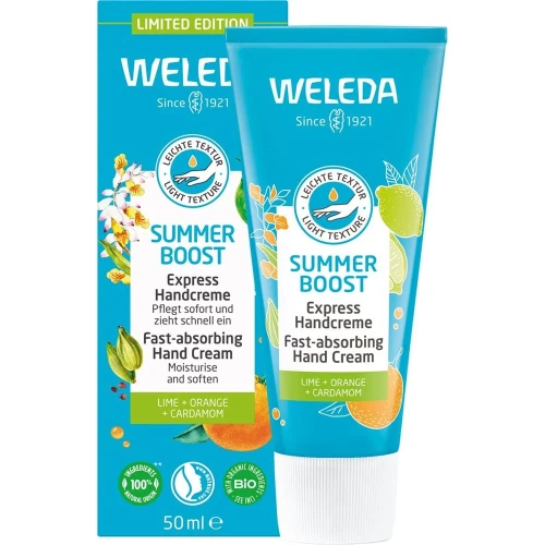 WELEDA Summer Boost Express Handcreme Tb 50 ml