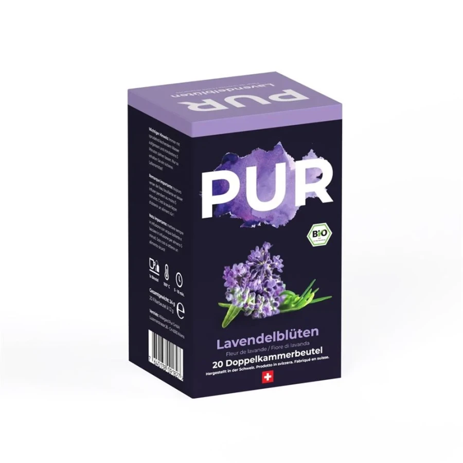 PUR Lavendelblüten Tee Btl 20 Stk PUR Lavendelblüten Tee Btl 20 Stk