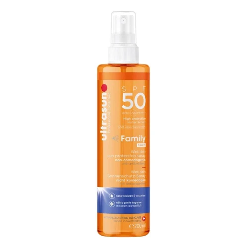 ULTRASUN Family Wet Skin SPF50 Spr 200 ml
