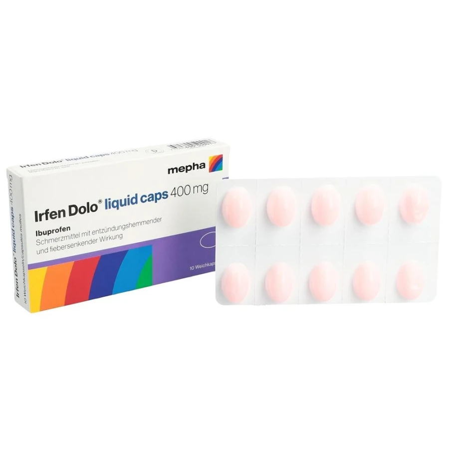 IRFEN Dolo liquid caps 400 mg 10 Stk IRFEN Dolo liquid caps 400 mg 10 Stk