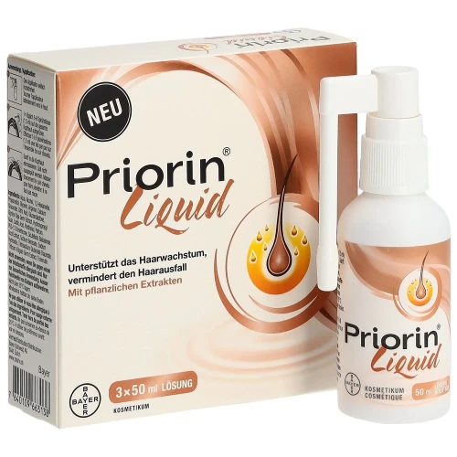 PRIORIN liquid 3 Flaschen 50 ml