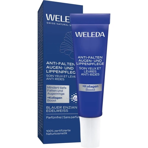 WELEDA Augen & Lippen Anti-Falten blauer Enzian & Edelweiss 10 ml