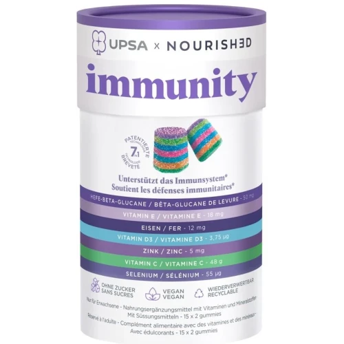 UPSA X NOURISHED Immunity Gummies Box 30 Stk