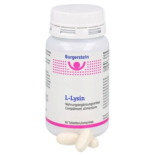 BURGERSTEIN L-Lysin Tabl Ds 90 Stk
