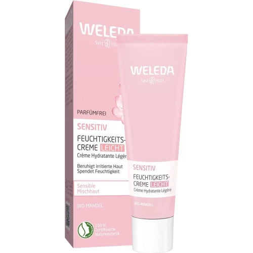 WELEDA Feuchtigkeitscreme leicht sensitiv Mandel 30 ml