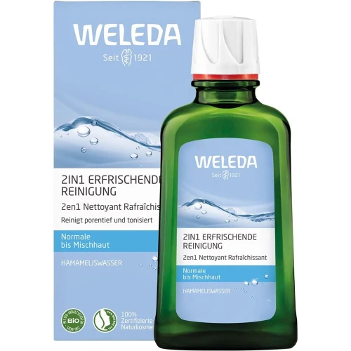 WELEDA 2in1 Reinigung erfrischend Fl 100 ml