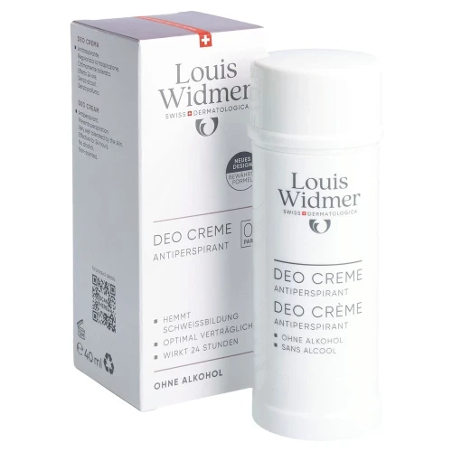 LOUIS WIDMER Deo Creme Antiperspirant ohne Parfüm 40 ml